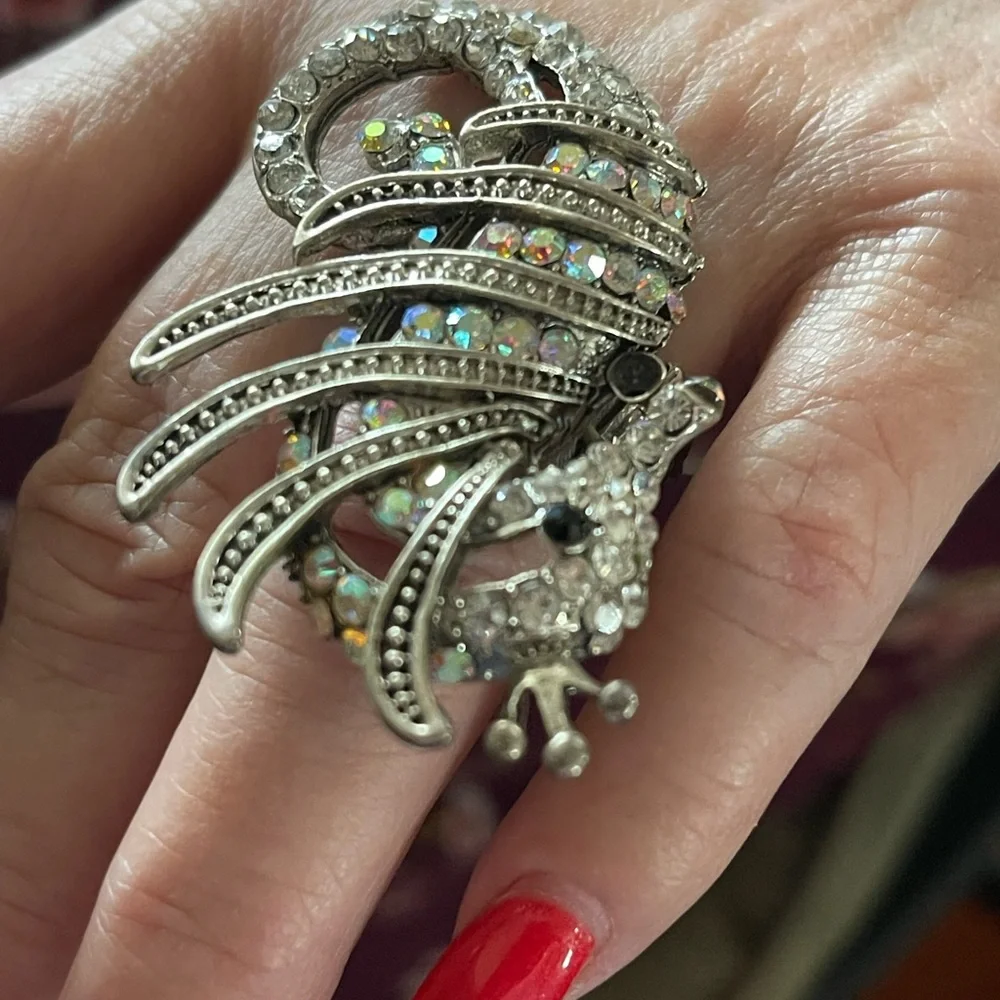 💍💎SEAHORSE STRETCH RING - Picture 2 of 6